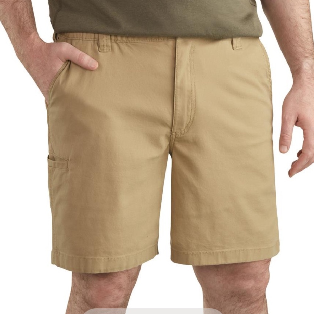 Carhartt Rugged Flex Relaxed‎ Fit Canvas Work Shorts 11” Tan Size 44W New W/Tags